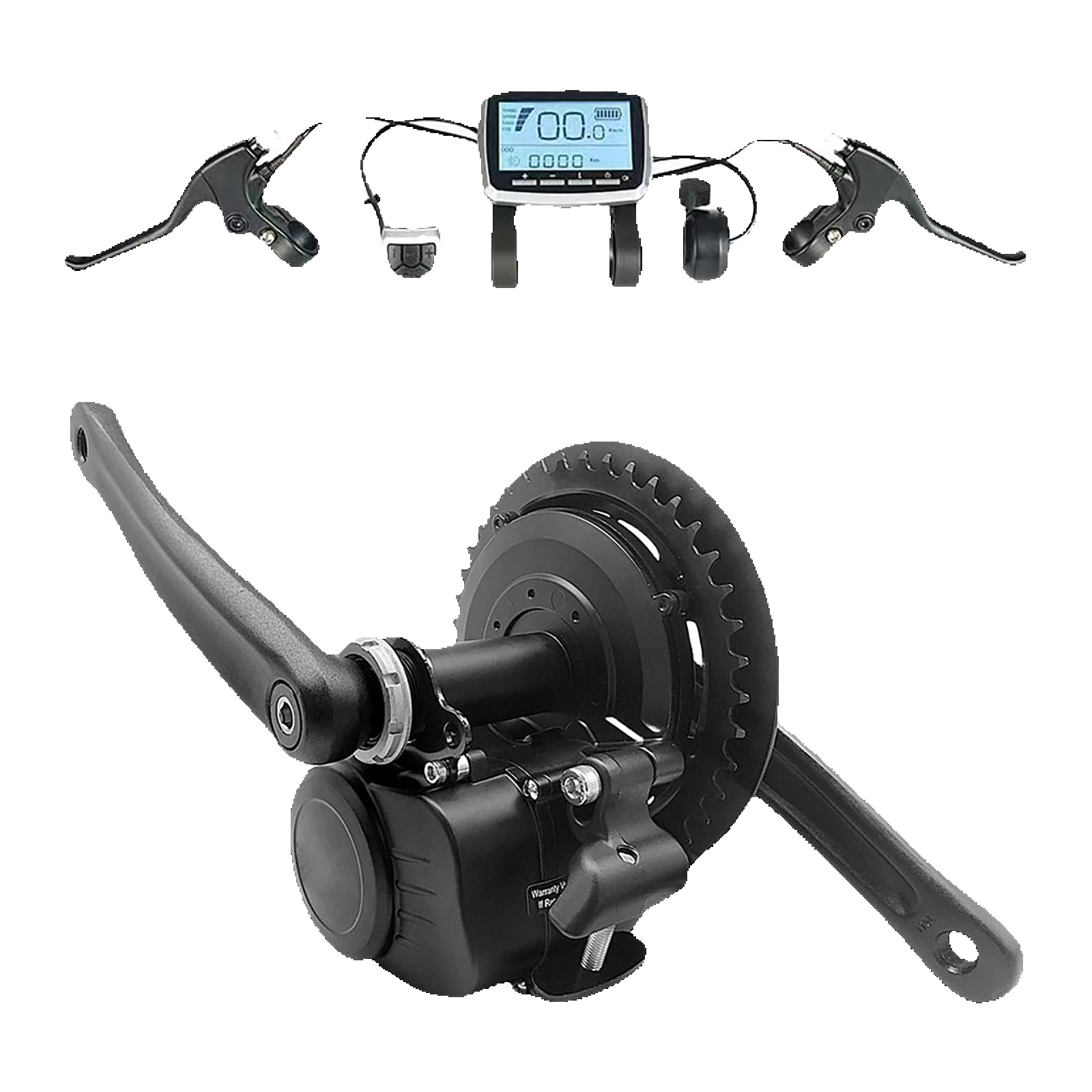 Torque Sensor Mid Drive Motor Kit - New Version Tongsheng 48V 500W Ebike