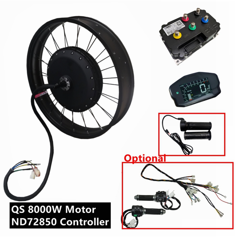 NBpower/QS273 V3 72v 8000W Fat - огляд і ціна 72V 8000W Brushless Hub Motor