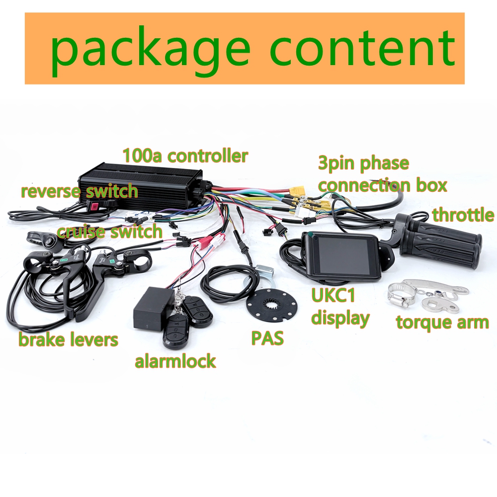 NBpower 72V 5000W 70-90km/h BL - огляд і ціна 5000W Hub Motor Kit 72V