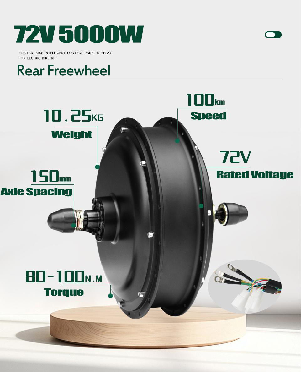 New MTX39 72V 5000W EBike Conv - огляд і ціна 5000W Hub Motor Kit 72V