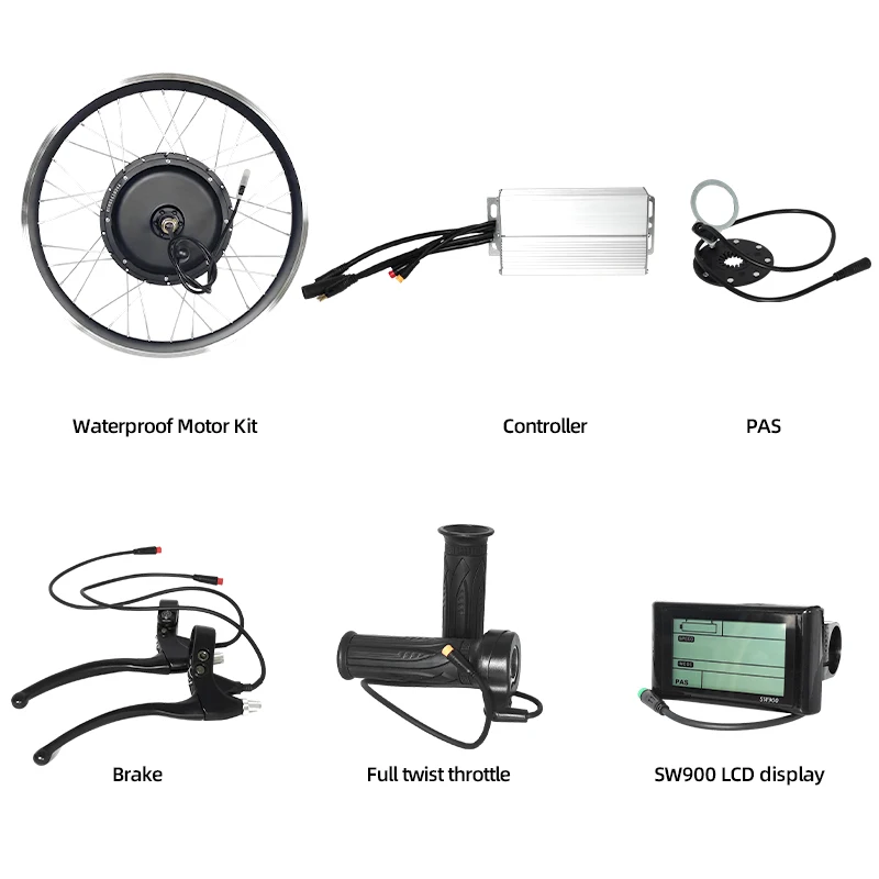 New Electric Conversion Kit 72 - огляд і ціна 12000W Electric Motorcycle Hub Motor