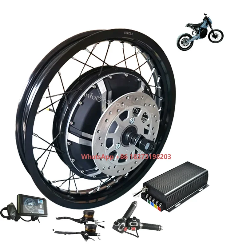 72v 96v QS 273 V3 12000w 15000 - огляд і ціна 12000W Electric Motorcycle Hub Motor