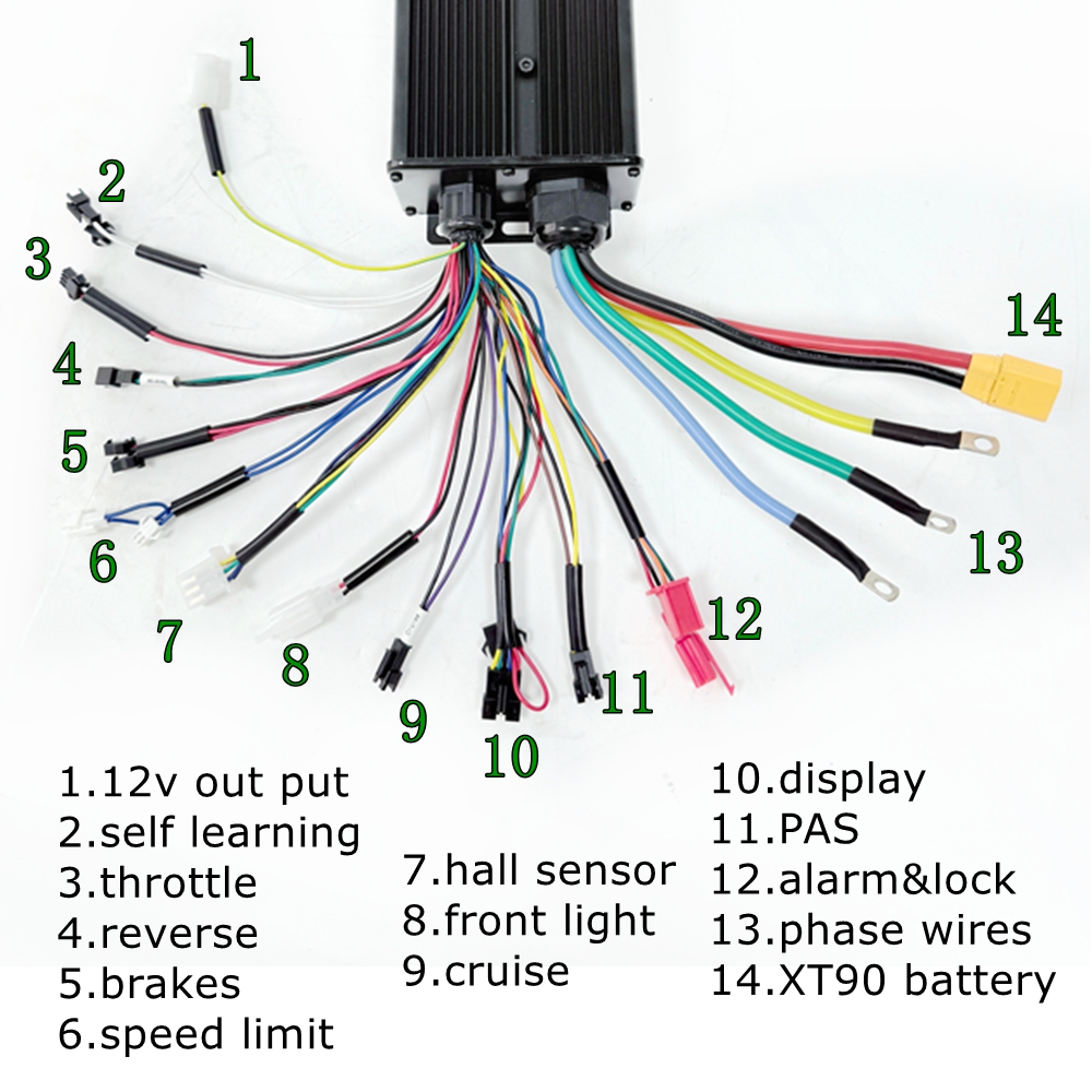 NBpower 170/190mm Dropout 48-7 - огляд і ціна 5000W Hub Motor Kit 72V