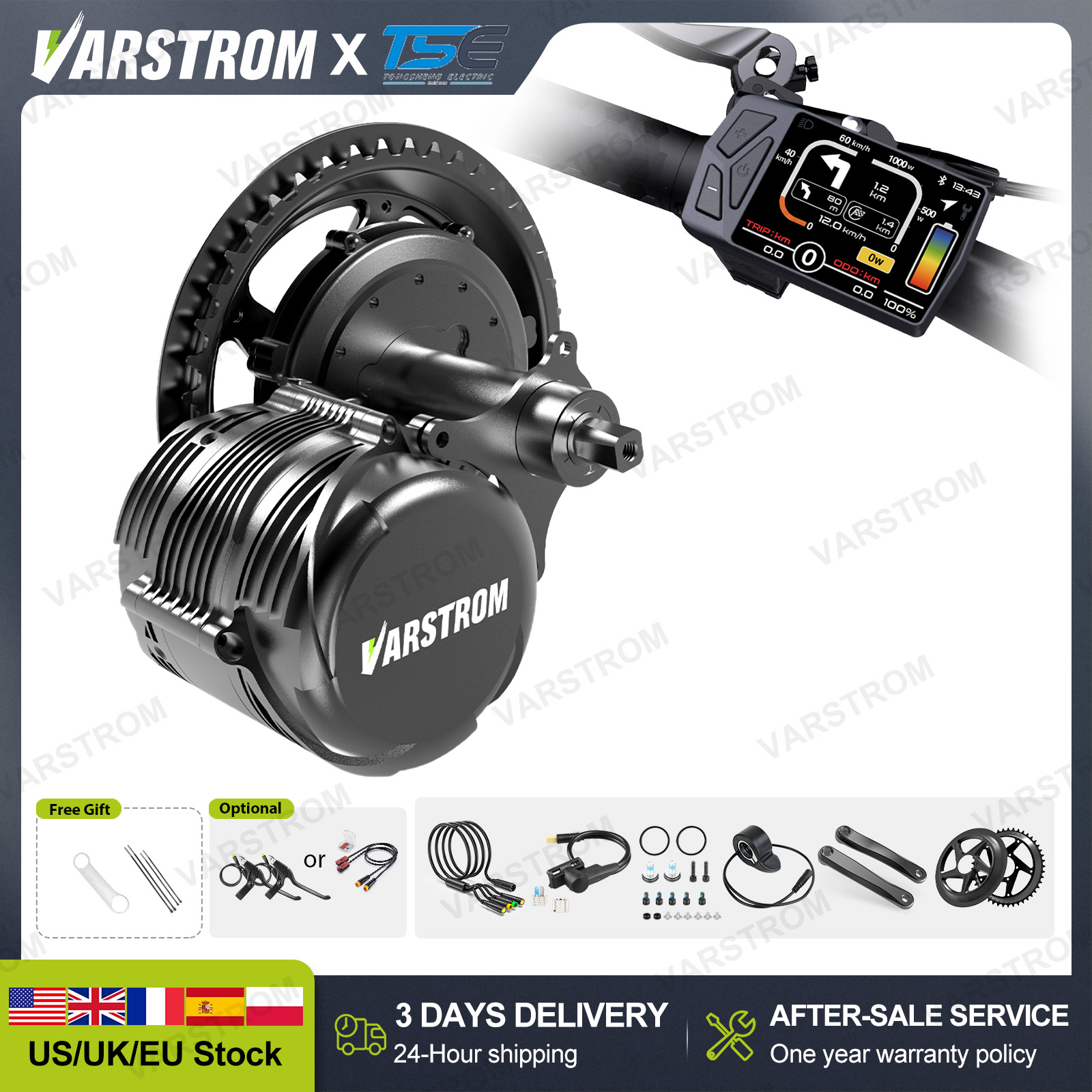 [US 3 Days Fast delivery] Tong - огляд і ціна Side Hung Mid Drive Motor Kit